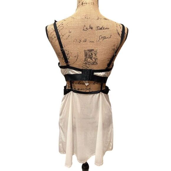 Auden Women's Multicolor Lace & Mesh Nightgown Size XL - Picture 5 of 9